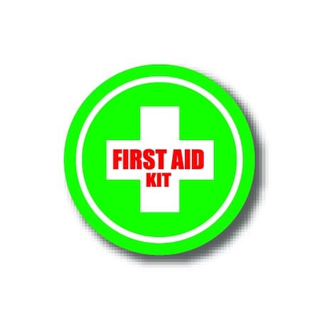 Ergomat 16in CIRCLE SIGNS - First Aid Kit DSV-SIGN 256 #0254 -UEN